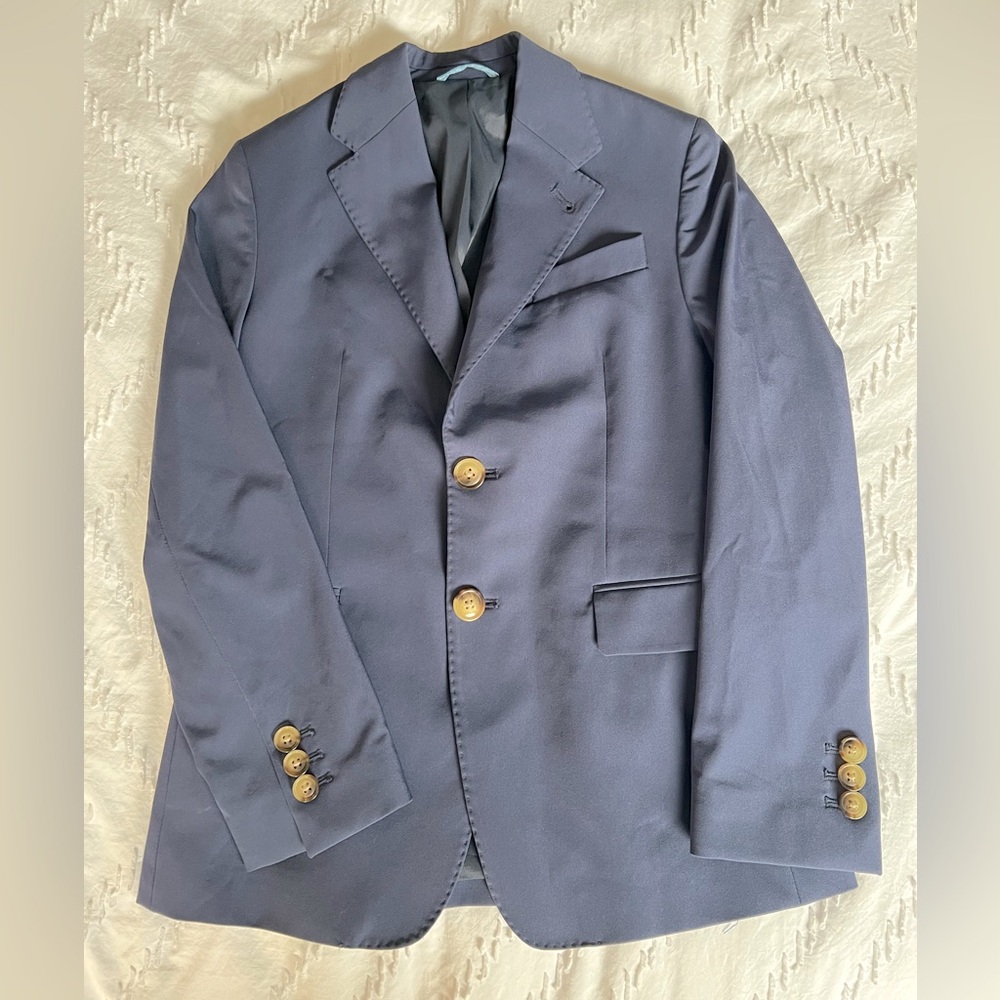 Vineyard Vines Boys Performance Blazer Navy Size 8